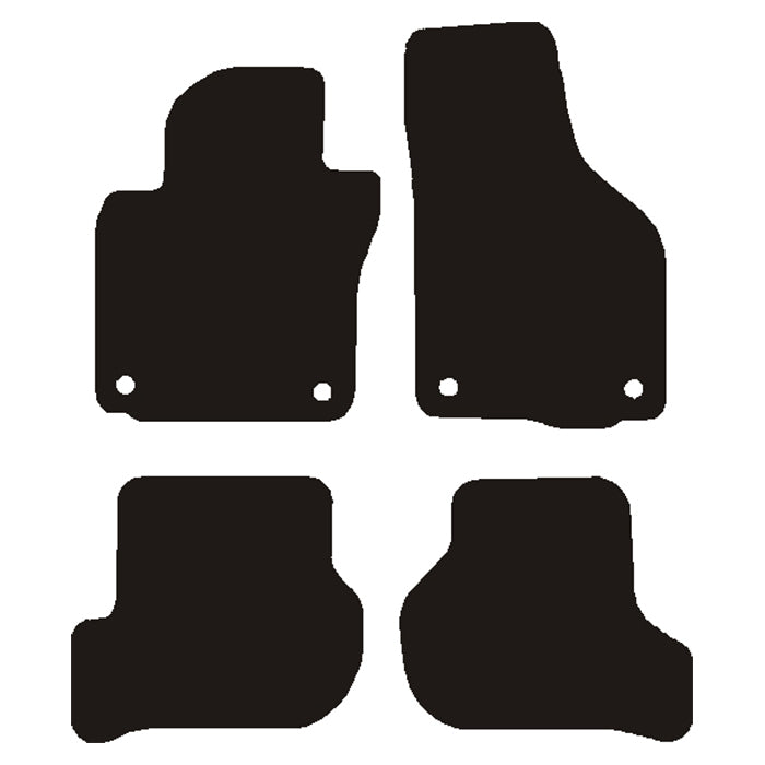 Avant, Tappetini 8/2010- — Compatibile con VW Jetta 2007-