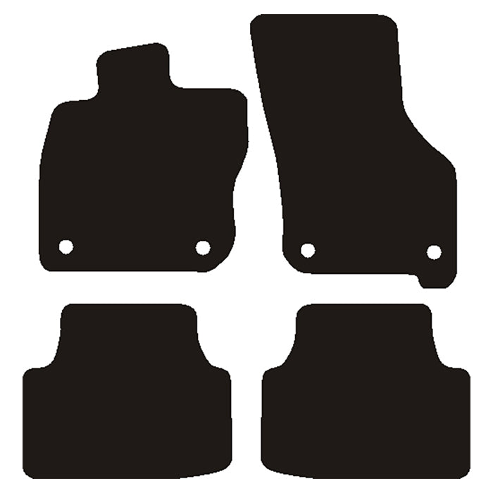 Avant, Tapis — Compatible avec VW Golf 8 Variant Automatique 2020-