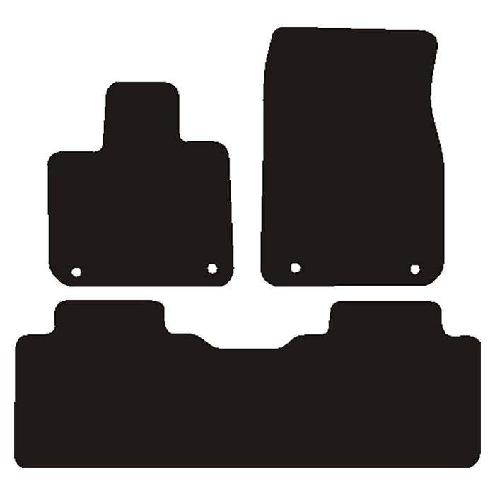 Avant, Tapis — Compatible avec Xpeng G9 2022-