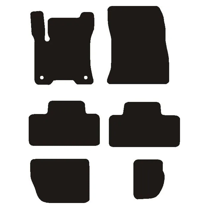 Avant Tappetini in Velluto per Mercedes EQB (X243) 2021-