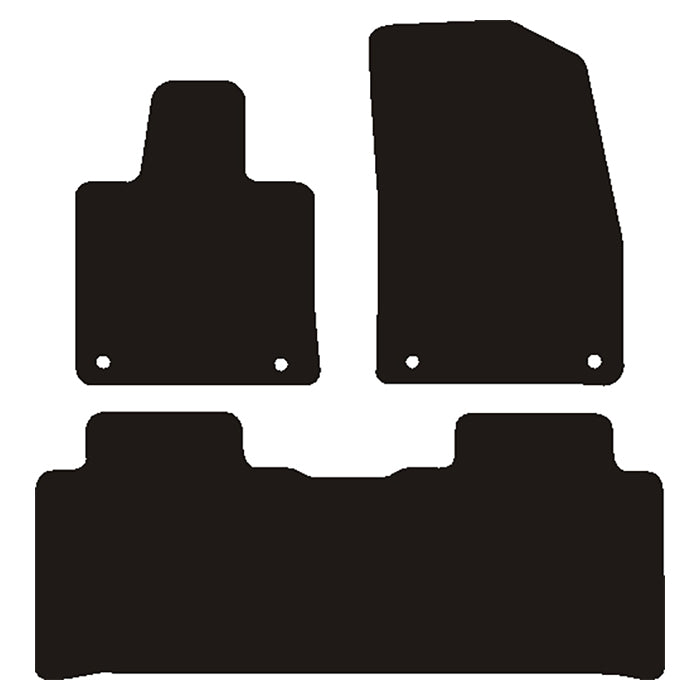 Avant Tappetini in Velour — Compatibile con Xpeng G6 2023-