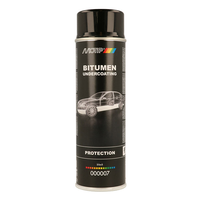 Motip, Protection de Châssis Noir, Spray 500ml.