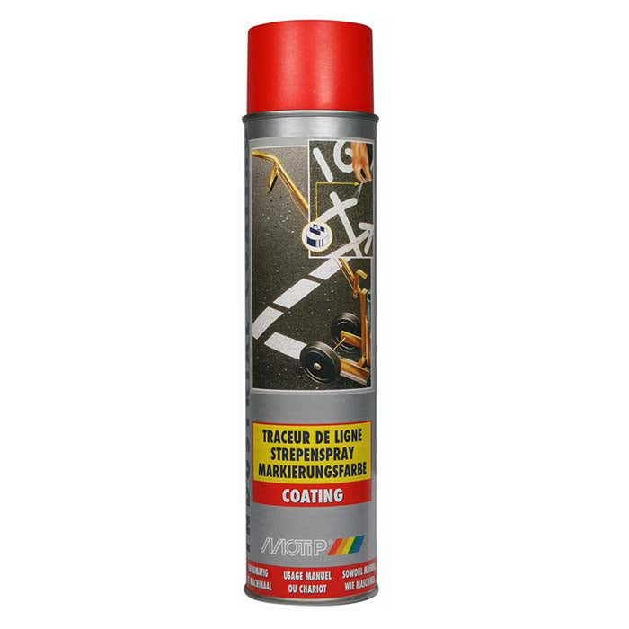 Motip, Rote Trolley Markierungsspray 600ml.
