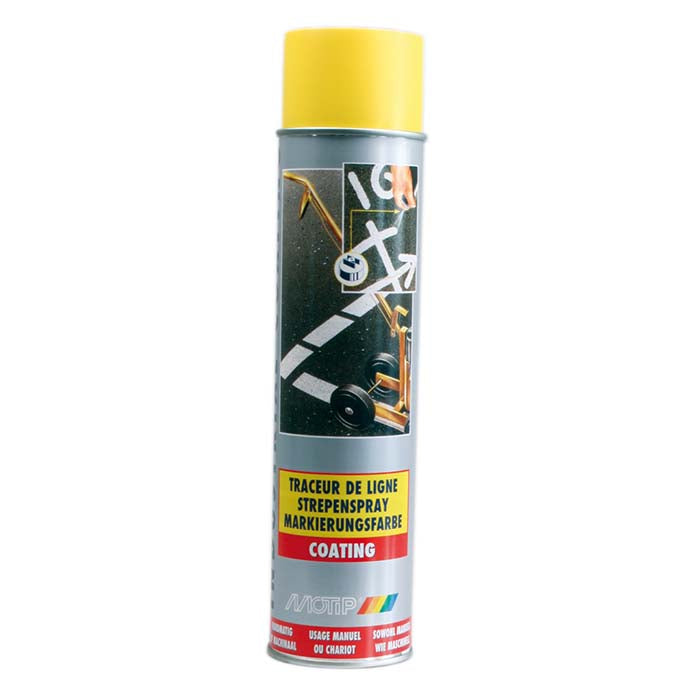 Motip, Gelbe Markierungsspray Für Fahrzeuge 600ml.