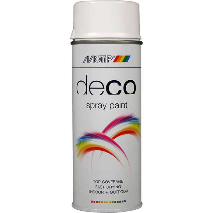 Motip, Deco Ral 9016 Dopravní bílá 400ml.