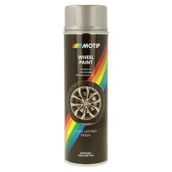 Motip, Univerzální lak Sprej na disky Stříbrný 500ml.