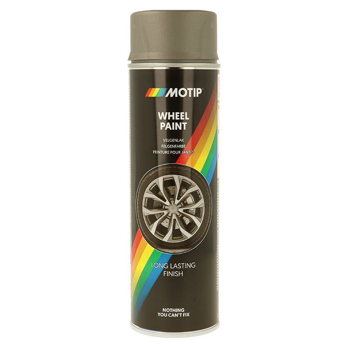 Motip, Spray de peinture universelle pour jantes en acier 500ml.