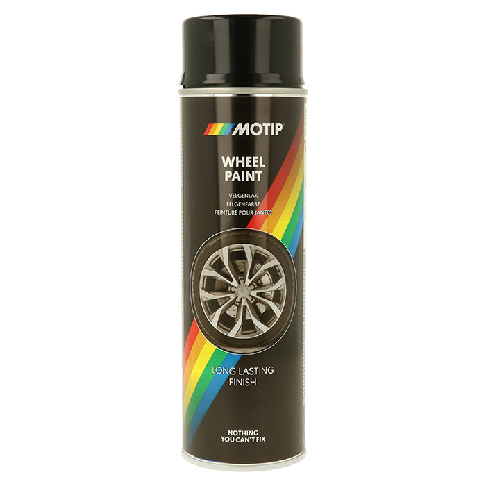 Motip, Universaalilakka Vanne Spray Musta Kiiltävä 500ml.