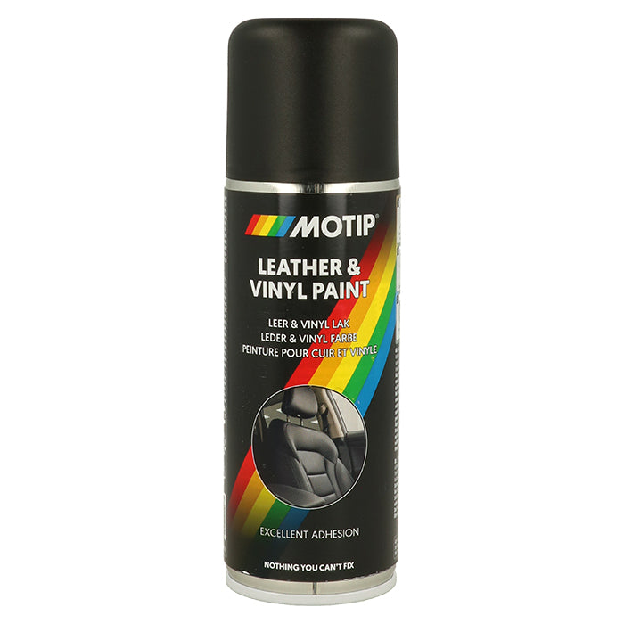 Motip, Peinture pour Cuir et Vinyle Noir 200ml
