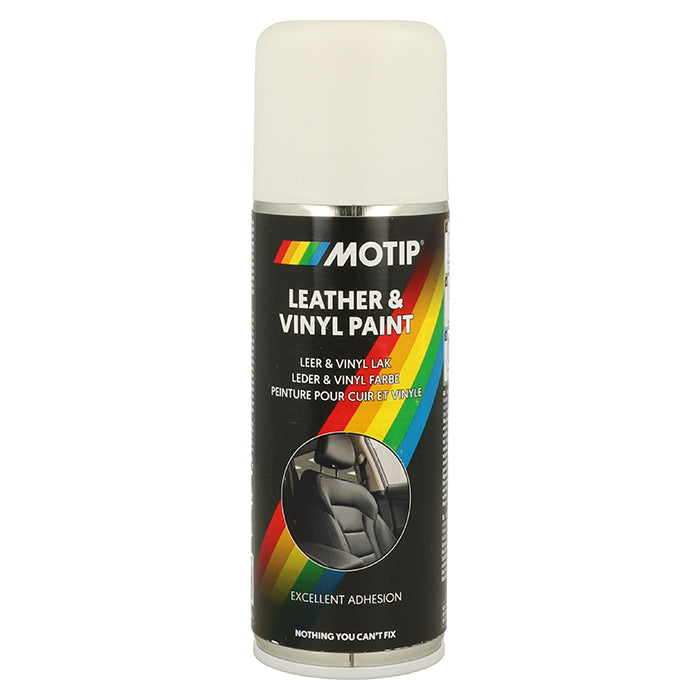 Motip, Leder- und Vinylfarbe RAL9016 200ml