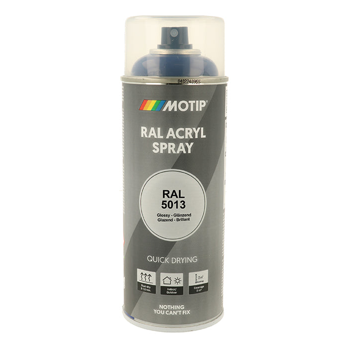 Motip, Ral 5013 Haute Brillance Bleu Cobalt