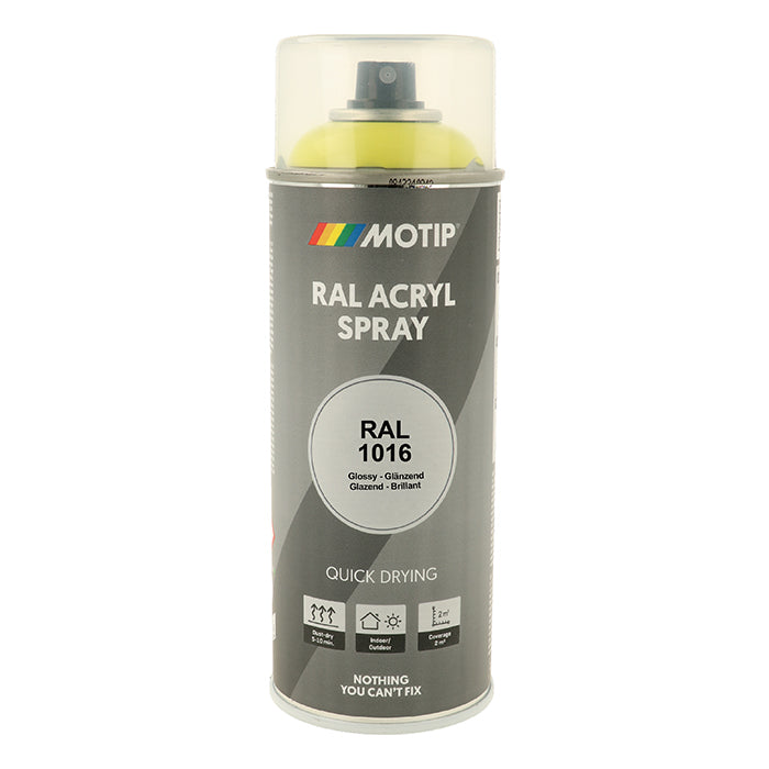 Motip, Ral 1016 Hochglanz Schwefelgelb