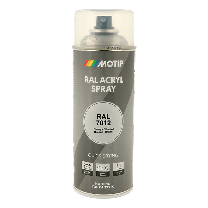 Motip, Ral 7012 Hochglanz Basaltgrau