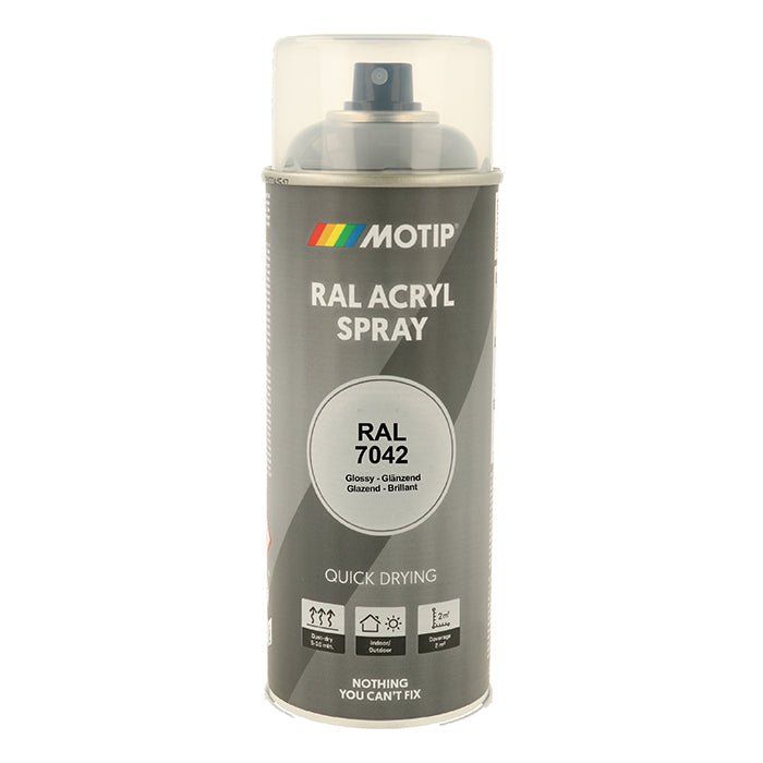 Motip, Ral 7042 Hochglanz Verkehrsgrau A