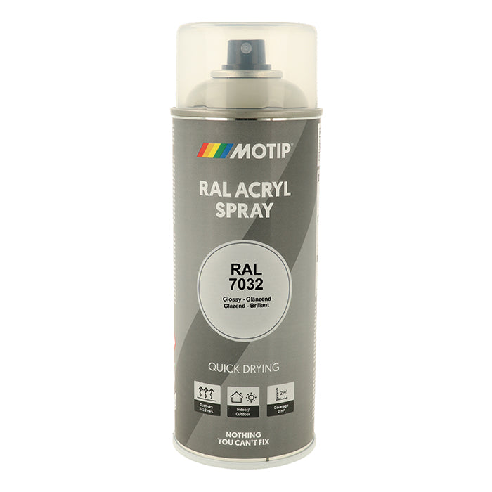 Motip, Ral 7032 Hochglanz Flintgrau