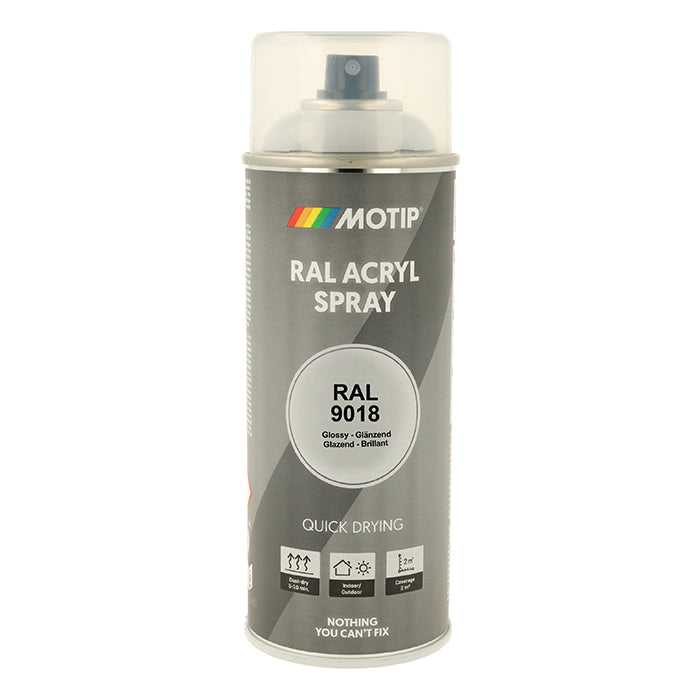 Motip, Ral 9018 Haute Brillance Blanc Papyrus