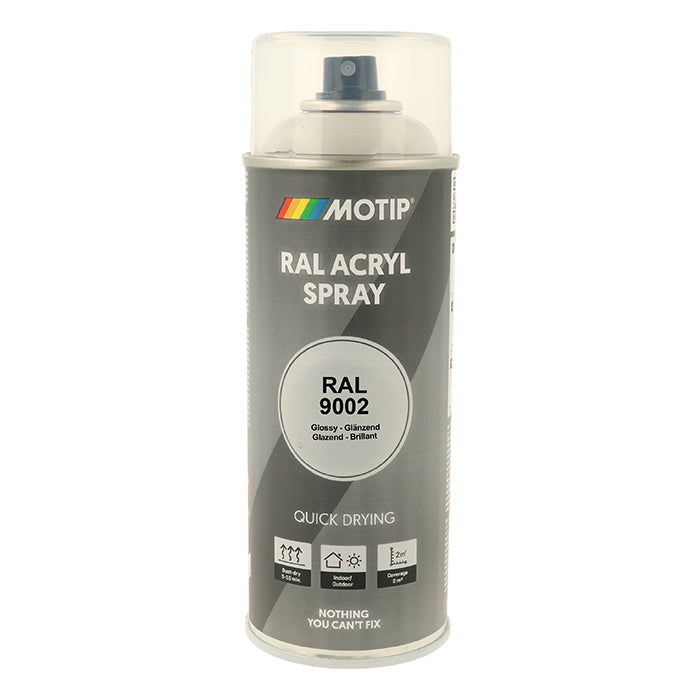 Motip, Ral 9002 Gris Blanc Haute Brillance