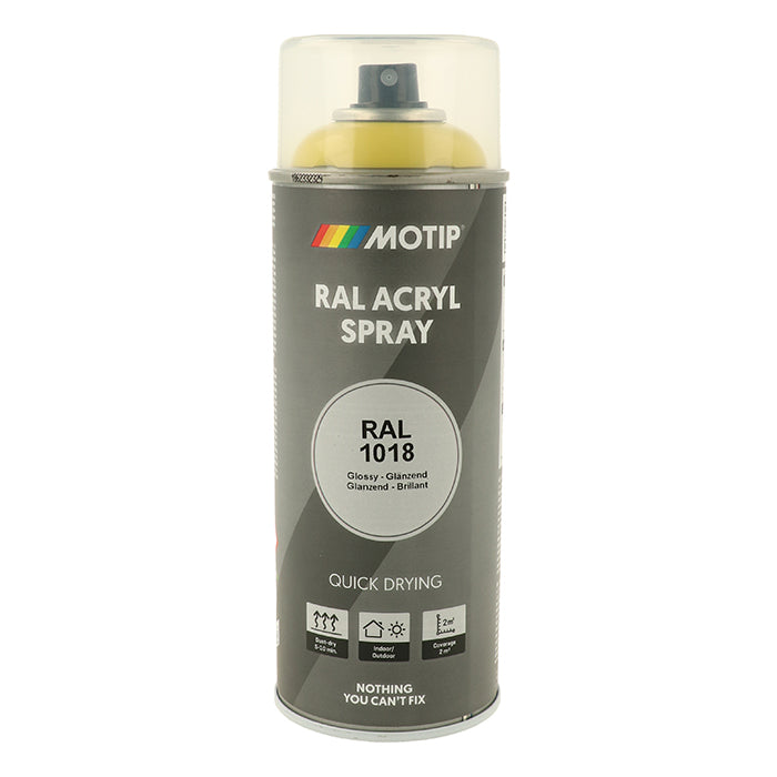 Motip, Ral 1018 High Gloss Zinc Yellow
