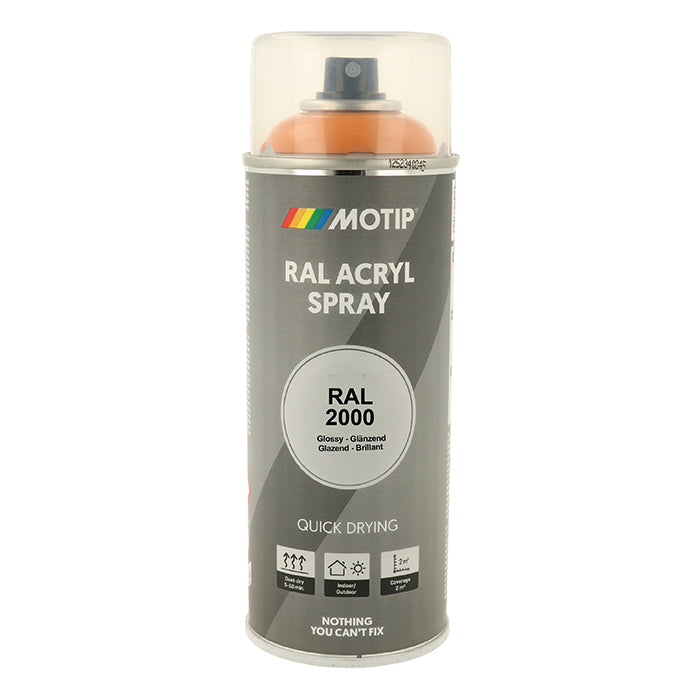 Motip, Ral 2000 Alta Lucentezza Giallo Arancio