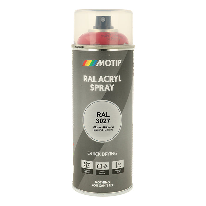 Motip, Ral 3027 Alta Lucentezza Rosso Lampone