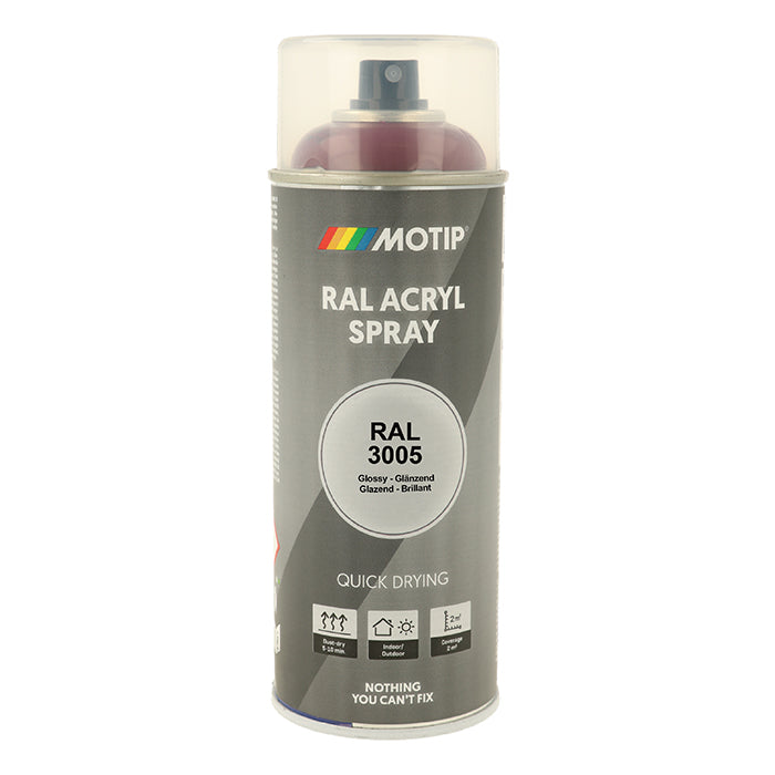 Motip, Ral 3005 Hochglanz Weinrot