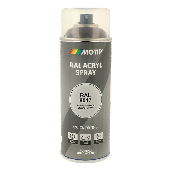 Motip, Ral 8017 High Gloss Chocolate Brown