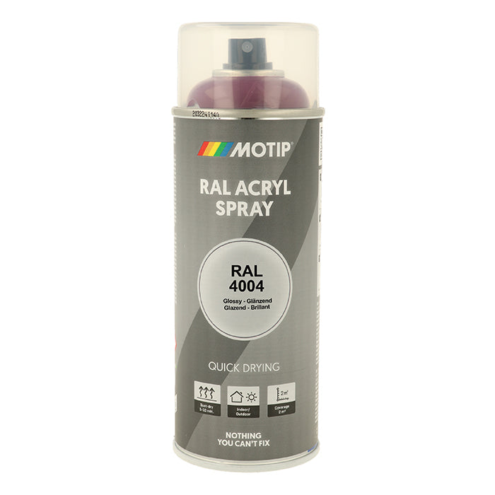 Motip, Ral 4004 Alta Lucentezza Bordeaux Viola