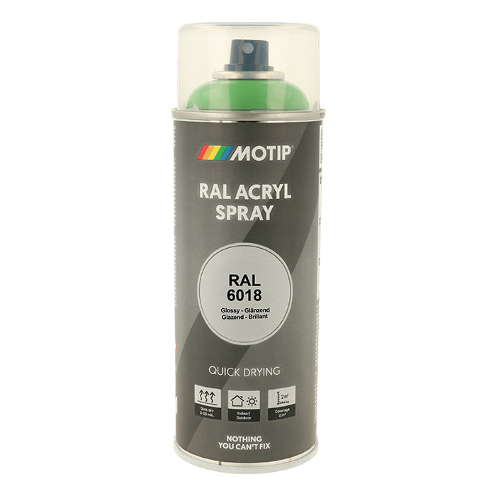 Motip, Ral 6018 High Gloss Yellow Green