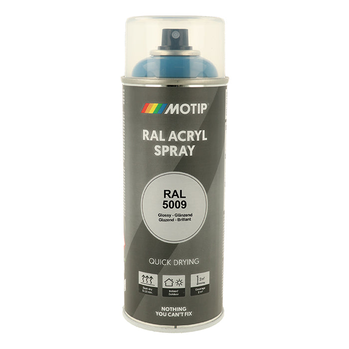 Motip, Ral 5009 Alta Lucentezza Azure Blue