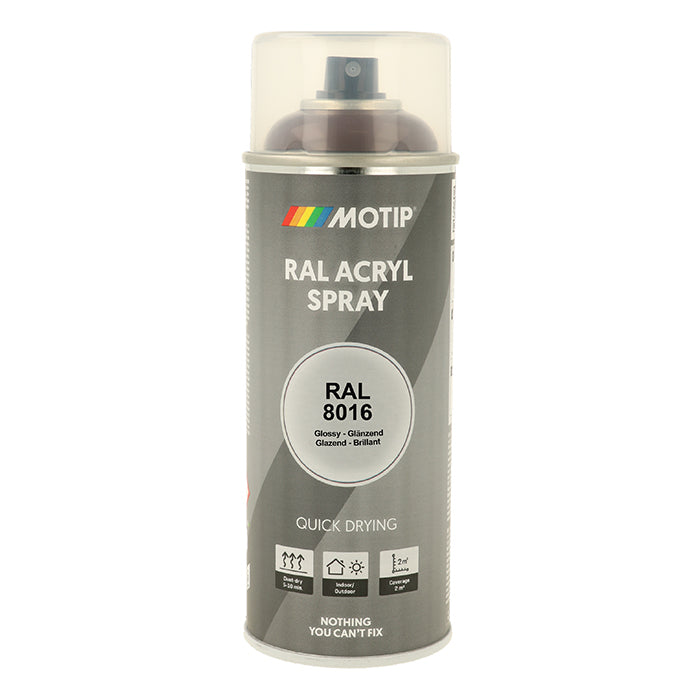 Motip, Ral 8016 Wysoki Połysk Mahoniowy Brąz