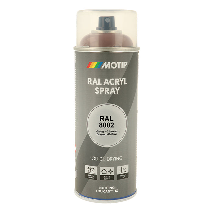 Motip, Ral 8002 Alta Lucentezza Marrone Segnale