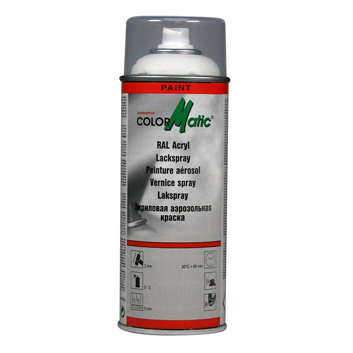 ColorMatic, Ral 9010 Bright White Satén. 400ml.