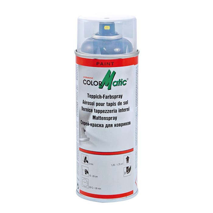 ColorMatic, Textilspray Schwarz für Fußmatten 400ml.