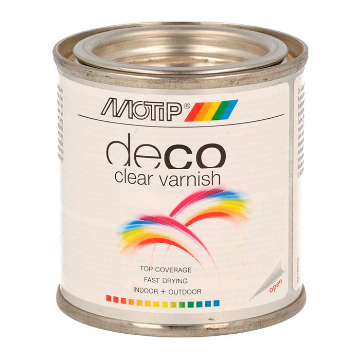 Motip, Deco Satin Mat Bezbarvý Lak 100ml Plechovka