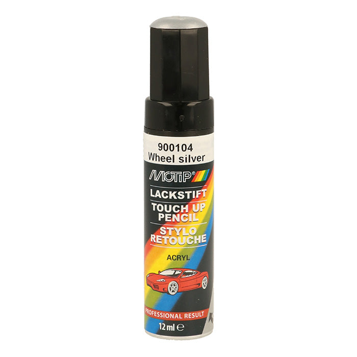 Motip, Pennarello di Ritocco Acrilico Argento per Cerchio 12ml