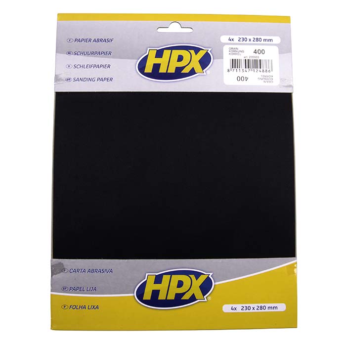HPX, Schleifpapier p400 - 4 Stk.