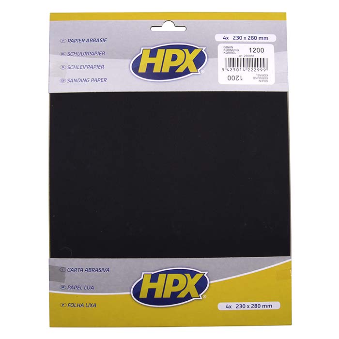 HPX, Papier de verre p1200 - 4 pièces
