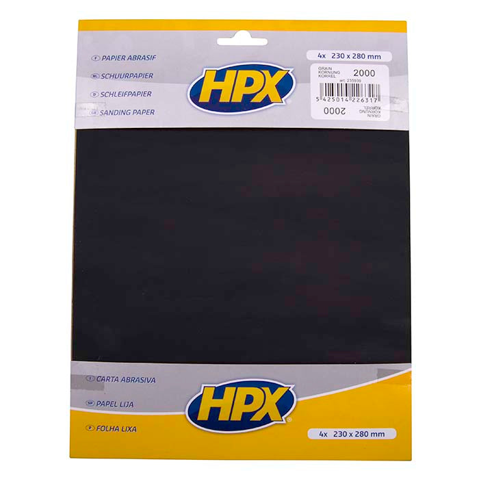 HPX, Sandpaper 4 Pcs. — Fits P 2000-