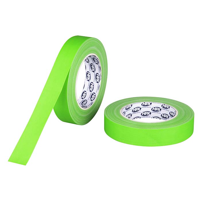 HPX, Gaffa-Band Fluo Grün, 25mm x 25m
