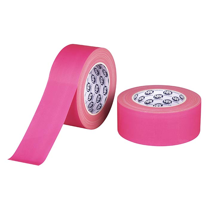 HPX, Gaffa-Band Fluo Pink, 50mm x 25m