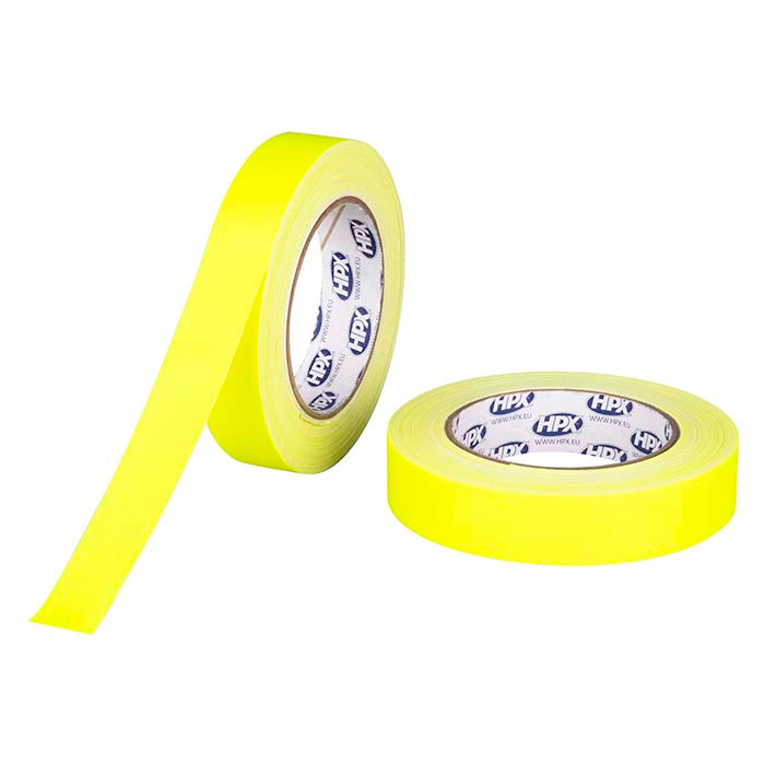 HPX, Duct Tape Fluo Yellow, 25mm x 25m