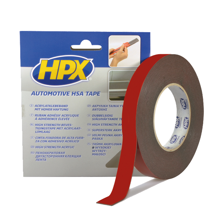 HPX, Dubbelhäftande Tejp 9mm x 10m