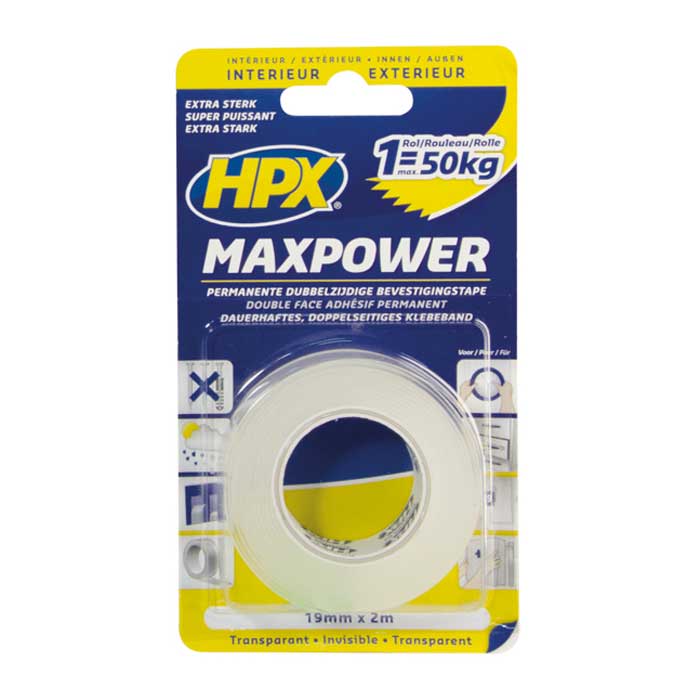 HPX, Max Power Transparent 19mm x 2m