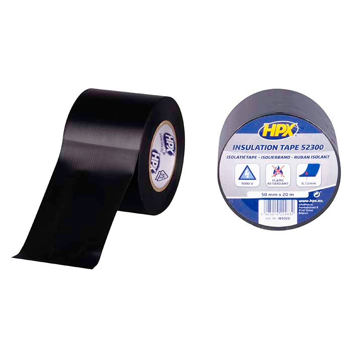 HPX, Insulation Tape Black 50mm x 20m