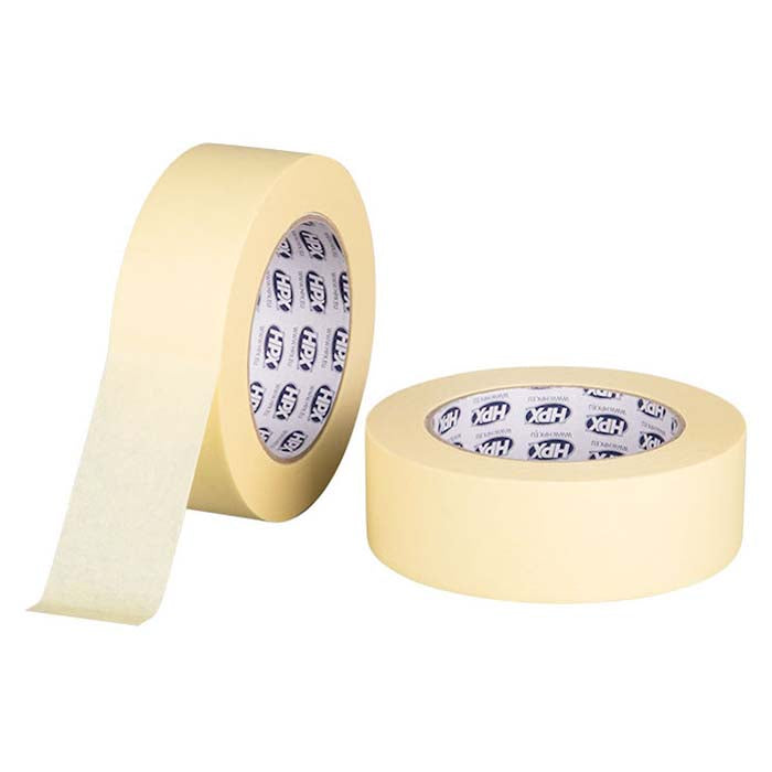 HPX, Ruban de masquage Crème Jusqu'à 100 Degrés, 38mm x 50m — Ensemble