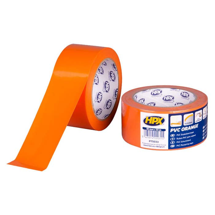 HPX, PVC Schutzband Orange 50mm x 33m