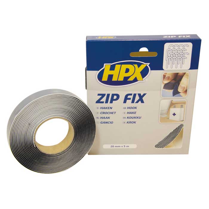 HPX, Ruban Velcro Zip Fix 20mmx5m (crochet)