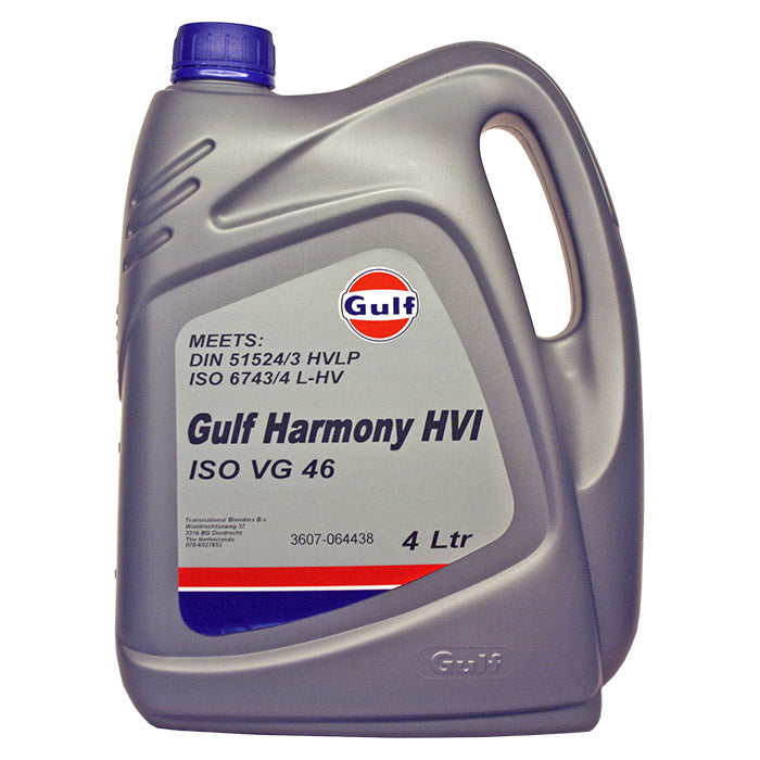 Gulf, Harmony Hvi 46 Olio idraulico 4 Litri