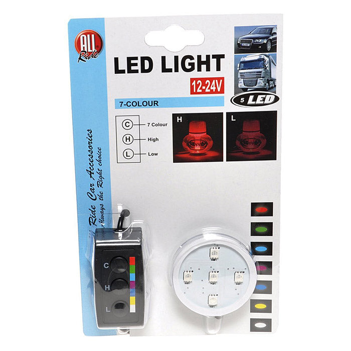Poppy, LED-Licht mit 7 Farben 12-24 Volt für Poppy
