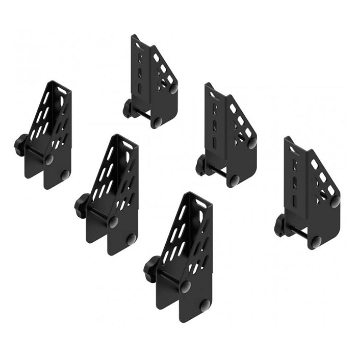Cruz, Set di Fermi Carico 10 cm per Supporti in Acciaio 30X20 - 6 pz.